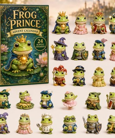 Prince Frog Fairy Tale Advent Calendar 2026 — 24-Day Acrylic Charm Storybook Set, Charming Countdown Gift For Kids Who Love Fairytales