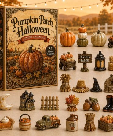 Pumpkin Patch Halloween Advent Calendar 2026 — 24-Day Spooky & Cute Acrylic Charm Set, Seasonal Countdown For Kids & Party Favors