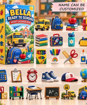 2026 Ready-To-School Advent Calendar - 24-Day Acrylic Charms, Back-To-School Countdown & Teacher-Friendly Gift