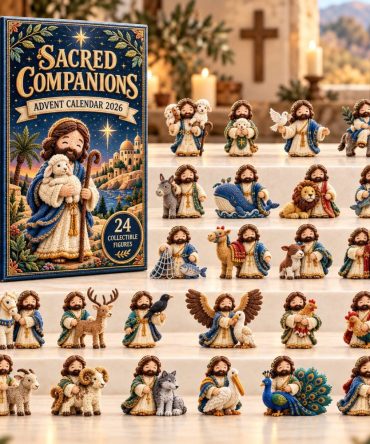 Sacred Companions 2026 Faith Advent Countdown — 24-Day Acrylic Charm Calendar, Inspirational Religious Gift For Christmas