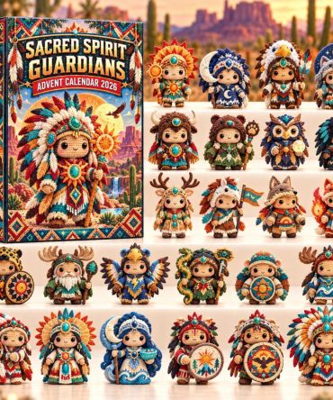 2026 Sacred Spirit Guardians 24-Day Protection Charm Advent Calendar — Artistic Acrylic Guardians, Meaningful Keepsakes & Holiday Gift