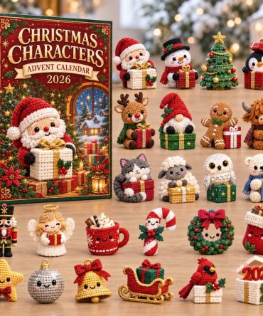24-Day Santa & Friends Christmas Advent With Acrylic Charms — Classic Holiday Characters, Collectible Ornaments & Family Countdown Gift Set