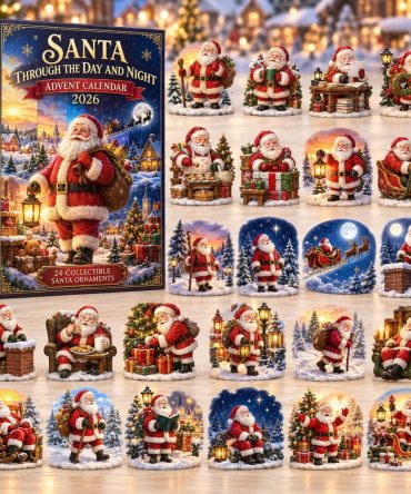 Santa'S Journey Advent Calendar 2026 - 24 Mini Acrylic Charms Tracing Santa'S Worldwide Gift Route For Family Fun