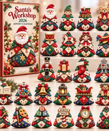 Santa'S Workshop Magic Advent Calendar 2026 — 24-Day Acrylic Charm Countdown, Elf & Toyshop Holiday Gift