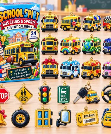 2026 School Year Celebrations 24-Day Academic Countdown Calendar — Acrylic Celebration Charms, Perfect Gift For Students & Teachers