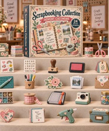 Scrapbooking Craft Advent Calendar 2026 — 24 Diy Acrylic Charm Surprises For Paper Crafters, Holiday Gift, Embellishments & Craft Inspiration