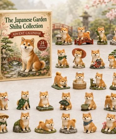 Shiba Collection Gift Countdown — 24 Distinct Acrylic Charms, Curated Dog Advent Set For Collectors & Pet Lovers