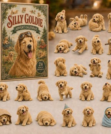 Silly Goldie 2026 — 24-Day Playful Advent Calendar With Whimsical Acrylic Goldie Charms, Fun Holiday Countdown For Kids & Pet Fans