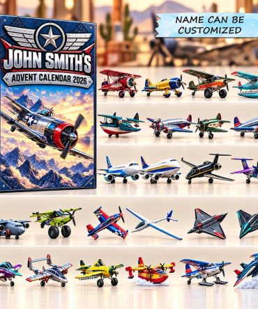 Sky Legends 2026 Holiday Countdown — 24-Day Acrylic Charm Advent Calendar, Air-Themed Collectible Gift For Kids & Fans