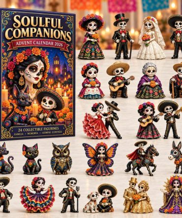 Soulful Companions Día De Muertos Calendar 2026 — 24-Day Collectible Countdown With Acrylic Charms For Altar & Gift Giving