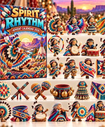 2026 Spirit Rhythm Advent Calendar — 24 Acrylic Charms, Musical & Cultural Countdown, Inspirational Holiday Keepsake Gift