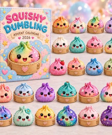 Squishy Dumpling 2026 24-Day Advent Calendar — Soft Squeeze Charms & Acrylic Keepsakes, Fun Holiday Countdown For Kids