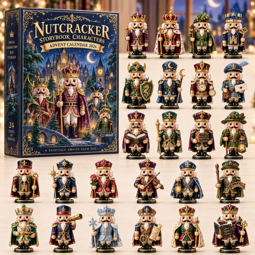 Storybook Nutcracker 2026 Holiday Countdown — 24 Illustrated Acrylic Charms, Tale-Inspired Nutcracker Scenes For Kids & Collectors