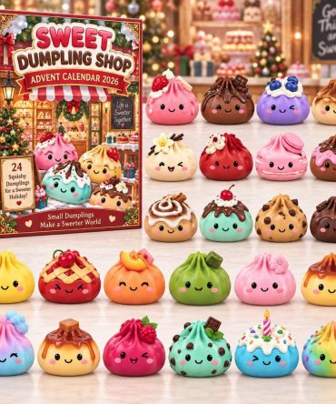 Sweet Dumpling Shop 2026 Holiday Advent — 24-Day Sweet Treat Acrylic Charms Calendar, Cute Gifts For Kids & Fans