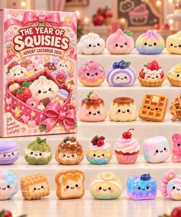Sweet Pop Pals Advent Calendar, 24 Pop Culture Acrylic Charms, Fun Collectible Countdown With Cute Characters, Great Stocking Stuffer 2026