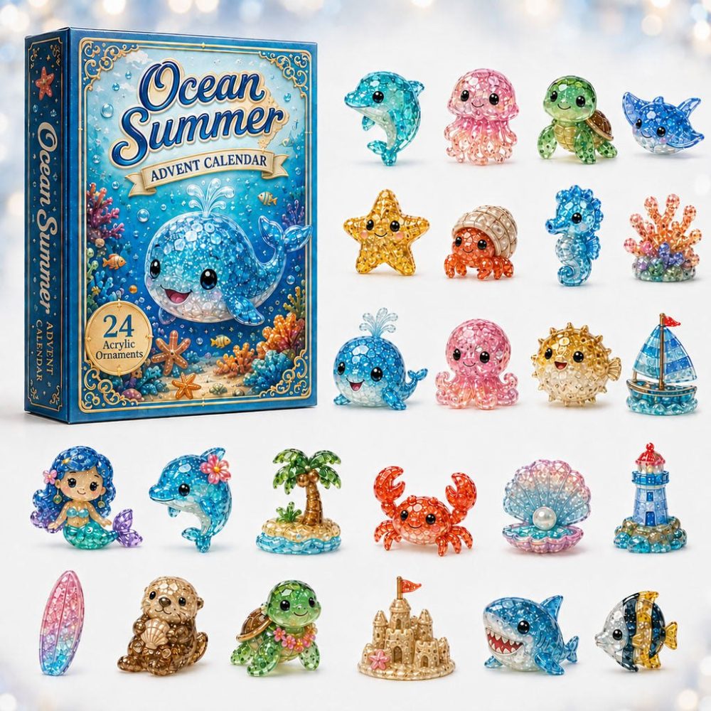 Limited Edition Mystery Advent Calendar 2026 - 24-Day Surprise Countdown With Collectible Acrylic Charms