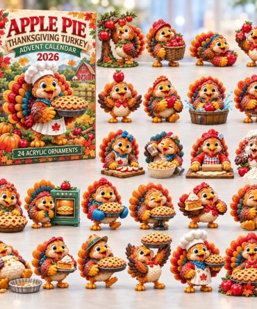 2026 Thanksgiving Turkey Pie Countdown Calendar — 24-Day Holiday Advent With Collectible Acrylic Charms & Giftable Keepsakes