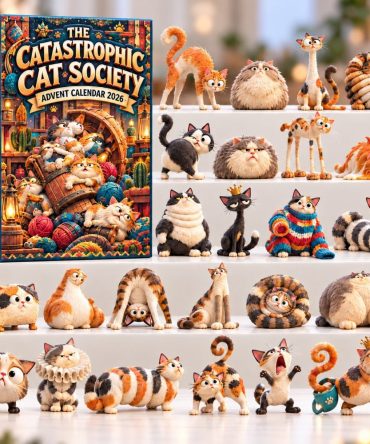 The Catastrophic Cat Society 24-Day Advent Calendar 2026 — Humorous Acrylic Cat Charm Countdown For Cat Fans & Collectible Lovers