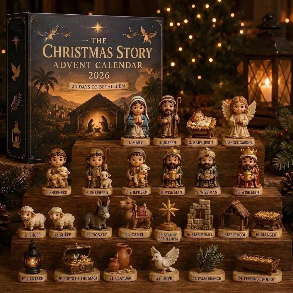 Classic Christmas Story Advent Calendar 2026 — 24-Day Acrylic Charm Countdown Featuring Timeless Holiday Scenes & Keepsakes