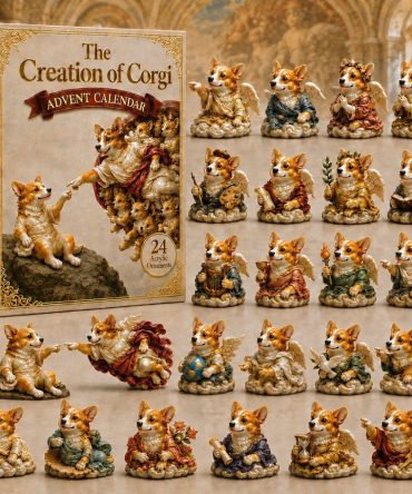 Art-Inspired 24-Day 2026 Charm Countdown - Creation Of Corgi Collector'S Holiday Calendar With Acrylic Dog Charms