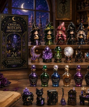 Crystal Witch'S Apothecary Advent 2026 — 24 Enchanting Miniatures & Acrylic Charms, Mystical Witchcraft Countdown Gift Box (Limited Edition)