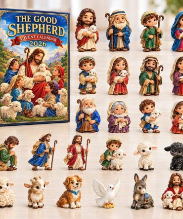 24-Day Good Shepherd Advent With Acrylic Charms — Jesus As Shepherd Devotional Countdown, Faith-Based Ornaments For Christmas Gifts