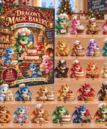 Magic Bakery Of Dragon 2026 Holiday Countdown — 24 Sweet-Themed Acrylic Charms, Whimsical Bakery & Dragon Fusion Gift Calendar