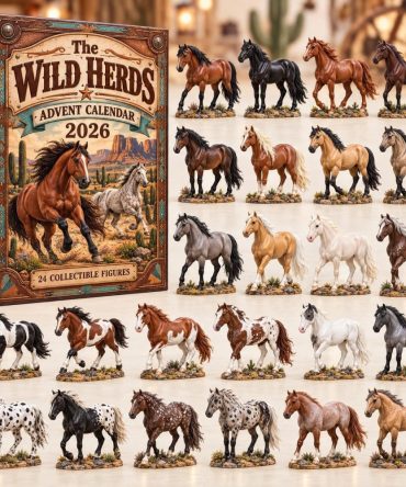 Wild Herds 24-Day Countdown Calendar 2026 – Acrylic Ranch Animal Charms, Western Farmyard Advent Gift For Animal Lovers