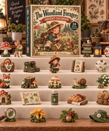 The Woodland Foragers 24-Day Nature Countdown 2026 — 24 Acrylic Foraging & Forest Charms, Gift For Foragers & Hikers