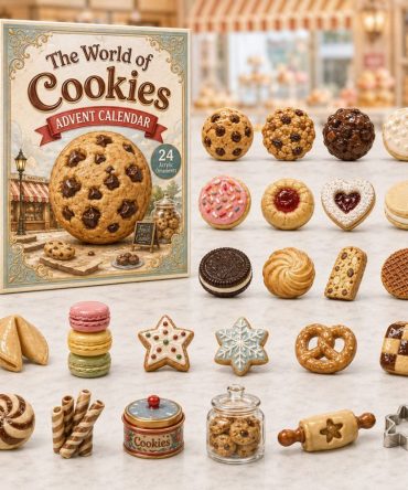 The World Of Cookies Advent Calendar 2026 - 24-Day Acrylic Charms Countdown , Collectible Gift For Cookie Lovers & Baking Fans