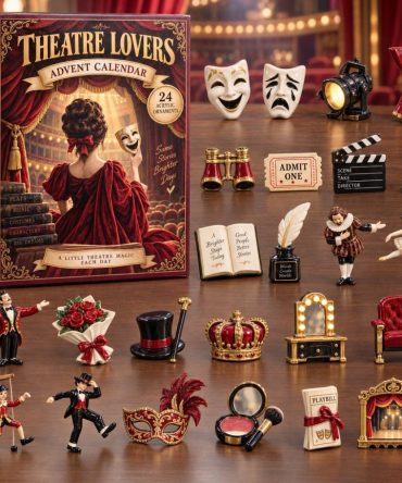Theatre Lovers Holiday Countdown 2026 — 24 Curated Acrylic Charms, Perfect Advent Gift For Drama Fans & Stage Aficionados