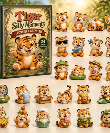 Tiger Silly Moments Countdown — 24-Day Whimsical Acrylic Charm Series, Cute Tiger Expressions & Playful Gifts 2026