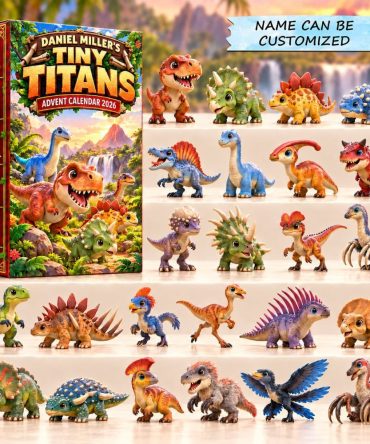 Tiny Titans 2026 Kids Advent Calendar — 24-Day Figure & Acrylic Charm Countdown, Playful Holiday Gift For Children