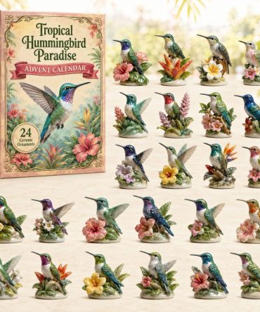 Tropical Paradise 2026 Advent Calendar — 24-Day Acrylic Charm Countdown, Beachy Holiday Gift & Colorful Collectible Set