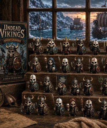 Undead Viking Warriors Advent Calendar 2026 — 24-Day Acrylic Charm Countdown For Mythic Collectors & Spooky Holiday Decor
