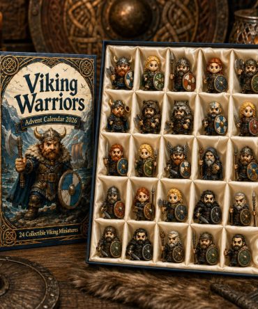 Viking Warriors 24-Day Advent Calendar 2026 — Rugged Norse Acrylic Charms, Gift For History & Mythology Fans