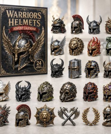 Warriors Helmets Holiday Countdown 2026 — 24-Day Acrylic Charm Advent Set For Sports Fans & Team Collectors