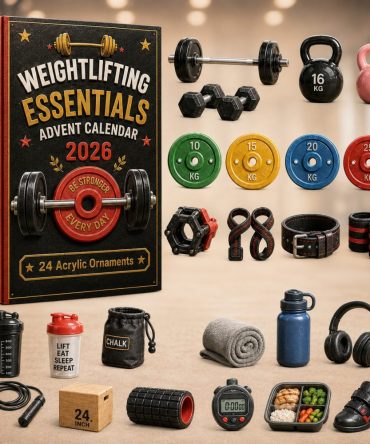2026 Weightlifting Essentials Advent Calendar — 24 Gym-Themed Acrylic Charms, Fitness Countdown, Gift For Lifters & Trainers