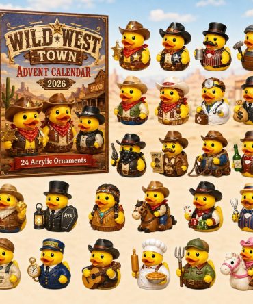 West Town Rubber Duck Holiday Countdown 2026 — 24-Day Collectible Acrylic Charm Advent Set For Duck Lovers