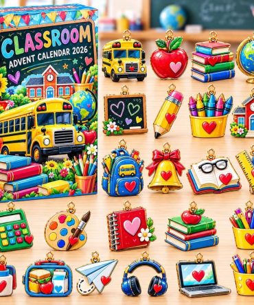 2026 When I Grow Up 24-Day Kids Career Countdown Calendar — Acrylic Career Charms, Inspirational Gift For Children & Classrooms