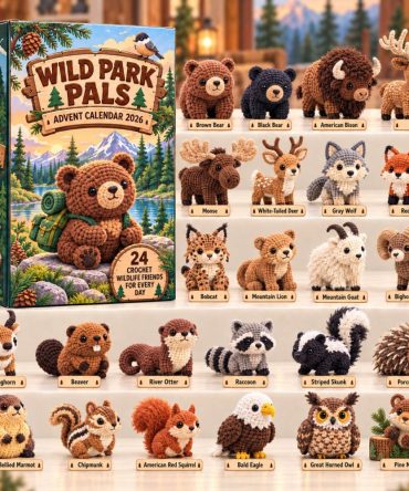 Park Wildlife Pals 2026 Advent Calendar — 24 Acrylic Charms, Family-Friendly Nature Gift & Animal Lover Countdown