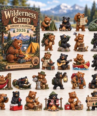 Wilderness Camp 2026 Advent Calendar - 24 Acrylic Charms, Outdoor Adventure Ornaments & Family Holiday Countdown