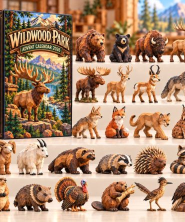Wildwood Park Nature Advent Calendar — 24 Acrylic Nature Charms, Outdoor-Themed Holiday Countdown & Gift For Nature Lovers 2026