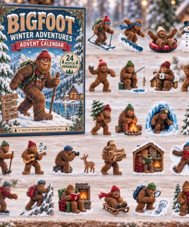 2026 Bigfoot Winter Adventures Advent Calendar — 24-Day Mysterious Forest Countdown With Acrylic Charms For Kids & Collectors