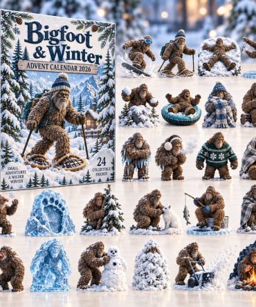 2026 Bigfoot Adventure Countdown: 24-Day Acrylic Charm Advent Calendar - Cryptid Collector Gift For Sasquatch Fans