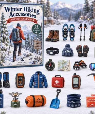 Winter Hiking Gear Advent Set 2026 — 24 Acrylic Outdoor Charms, Adventure Countdown Gift For Hikers & Trail Lovers
