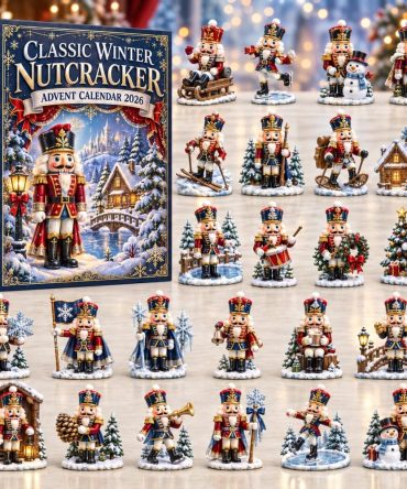 Nutcracker 2026 Winter Advent Calendar - 24 Acrylic Charms, Classic Holiday Ornaments & Musical Themed Countdown Gift Set