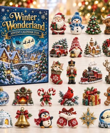 Winter Wonderland 2026 Advent Calendar - 24 Acrylic Charms, Festive Holiday Ornaments & Countdown Set For Seasonal Decor