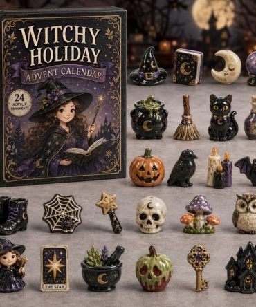 Enchanted Witchy Advent Calendar 2026 - 24-Day Occult & Magic Countdown With Acrylic Charms For Spell Lovers