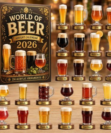 World Of Beer 24-Day Advent Calendar 2026 - 24 Craft Beer Acrylic Charms, Global Brewery Countdown Gift For Beer Lovers
